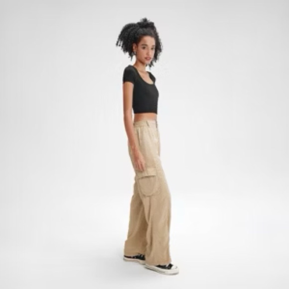 Women's High-Rise Straight Leg Cargo Pants - Wild Fable - Picture 5 of 5